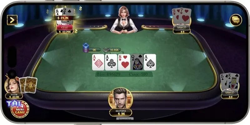 Ván Poker thường khởi động khi có từ 2-10 người tham gia Ván Poker thường khởi động khi có từ 2-10 người tham gia